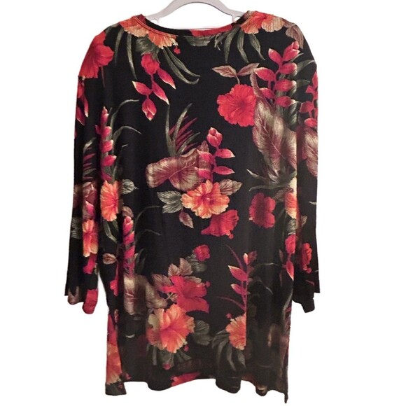 Vicki Vi Floral Tropical Garden Plus Women’s Size 3X NWT - Picture 2 of 5